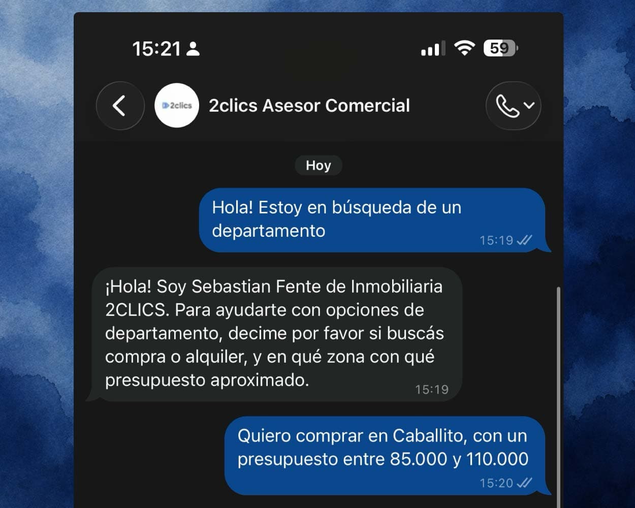 Hoomi identificando la necesidad de un interesado
