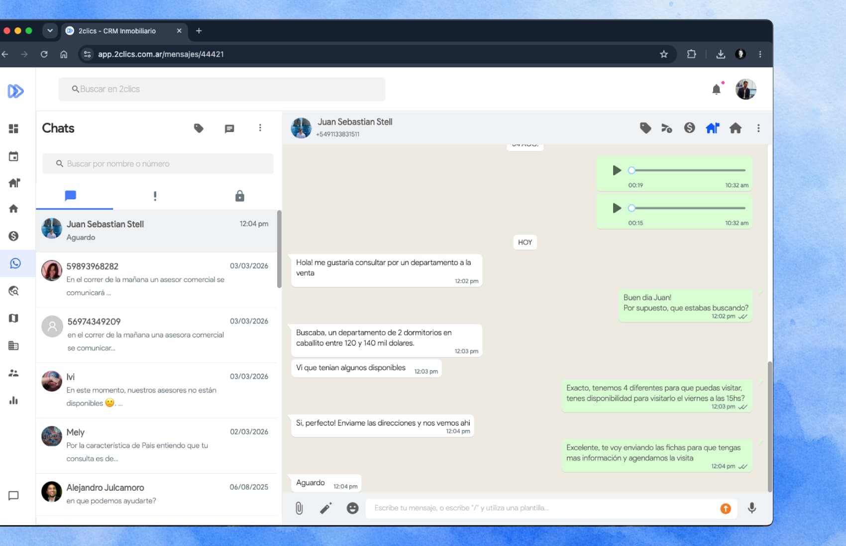Integración de WhatsApp