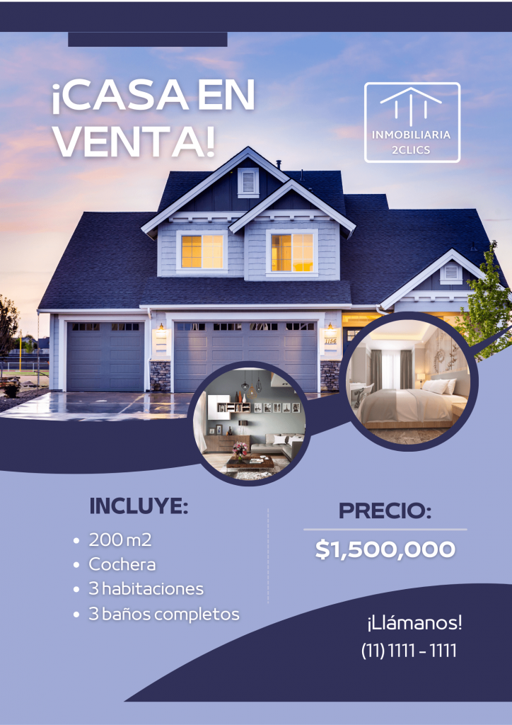 flyer virtual para inmobiliarias